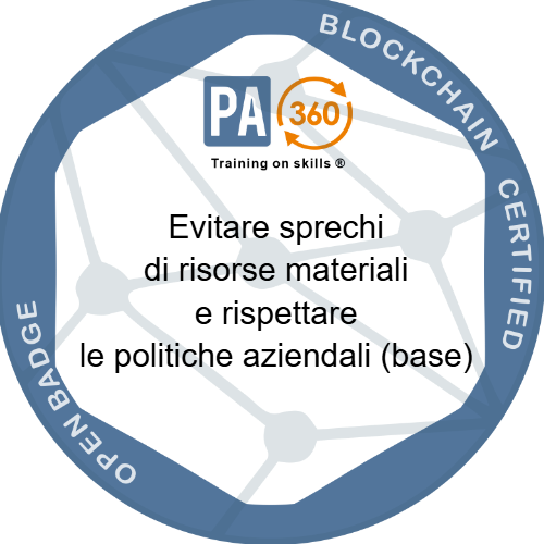 Evitare sprechi di risorse materiali e rispettare le politiche aziendali (base)